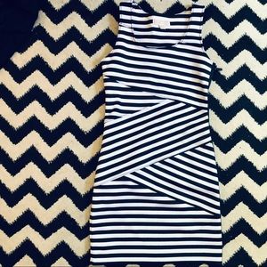 Michael Kors striped bodycon dress! Sz 2, like new